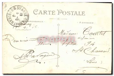 Bretanha — Menina de Quimperlé — Artaud et Nozais, Nantes, n°109 — Verso