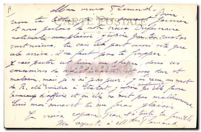 Casados de Beuzec — Artaud e Nozais, Nantes, série 169 — Verso