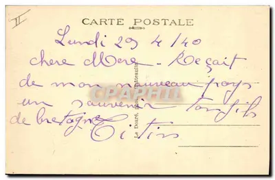 Wnętrze bretońskiej chatki — 954 — Jos — Rewers