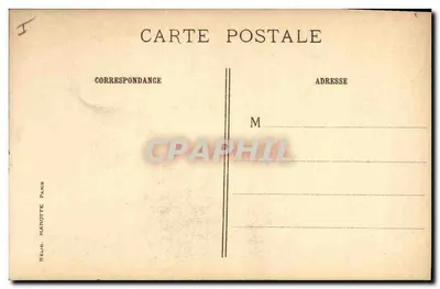 Soldado cego e criança — obra de Lévy Dhuzmer — editada por Hélico Marotte, Paris — Verso