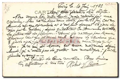 Soldado a cavalo no treinamento — Raphaël Luck & Fils, série 89, n° 10 — Verso