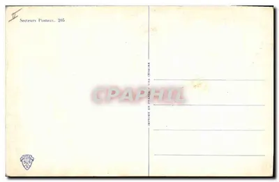 Mulher lendo uma carta — A carta do fronte ou o Amor indiscreto — Secteurs Postaux n°205 — Verso