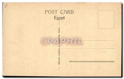 Karnak — O Grande Templo de Amon-Ra — Éditeur Lehnhert & Landrock, n° 1572 — Verso