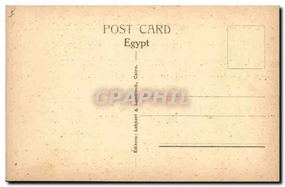 Abydos: Arabel el Madfune — Editor Lehnhert & Landrock, Caire — Verso