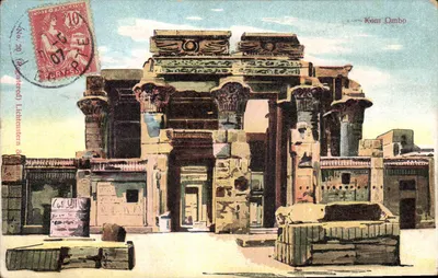 Kom Ombo — Templo antigo — editor Lichtenstein & Cie, n°20