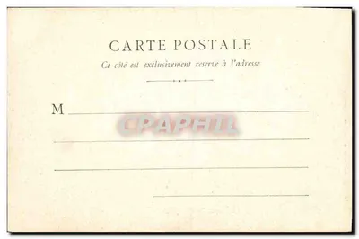 Castello di Montjeu — Collezione dei Castelli della Borgogna, serie 46 — editore Chalons Frères — Verso