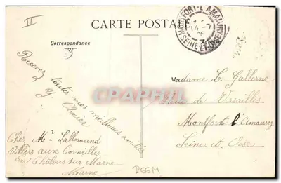 Châlons-sur-Marne — Palazzo di Giustizia — Edizione della Maison Universelle — Verso