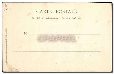 Cassard, beschermd kruiser van tweede klasse — Toulon — Uitgave Giletta, Nizza — Achterkant