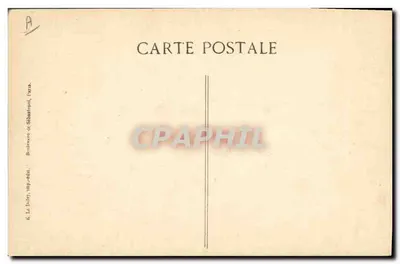 Marinha Nacional – "Londé", Cruiser-Couraçado, 10 014 toneladas — Editor E. La Duley, Paris — Verso