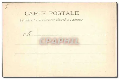 Prefektura Grenoble — Zbiór Fabryki Czarnych Gantów — A. FAVEL, Grenoble — Rewers