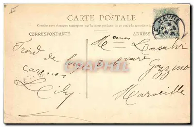 Le Havre — A Subprefeitura — Editor desconhecido, número de série não visível — Verso
