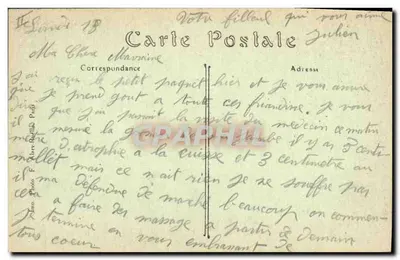 Piekliściejska Creuse — Prefektura w Guéret — P.M. nr 335 — Rewers