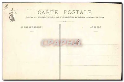 Jeunes Filles du Pays d'Auray — Coiffes Bretonnes — Collection E. Hamonic, n° 588 — Verso