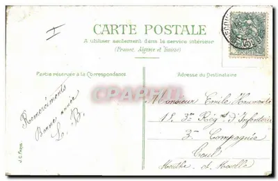 Soldat en uniforme — scène d'engagement — éditeur L'Engagé Volontaire — Verso