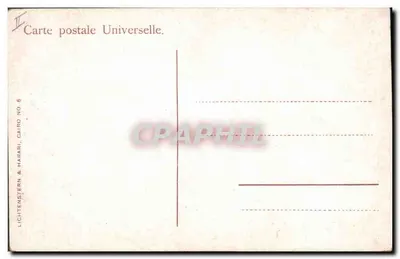Na drodze do piramid — Egipcja — Lichtenstern & Hafari, Kair, nr 5 — Rewers