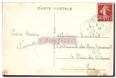Bonneval (E.-et-L.) - Stare Bramie św. Rocha — Rewers
