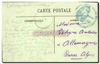 La Rochelle — Wieża Lanterna, zwana Wieżą Czterech Strażników — LL, nr 295 — Rewers