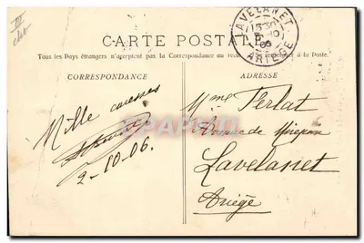 Draguignan — Pałac Sądownictwa — Fototypia E. Lacour, n°1457 — Rewers