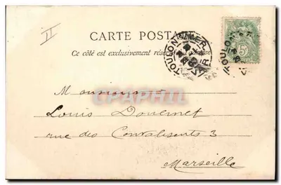 Le Charlemagne — Cuirasse d'Escadre faisant son Tir à.g. — éditeur imprimeur non visible, n° 609 — Verso