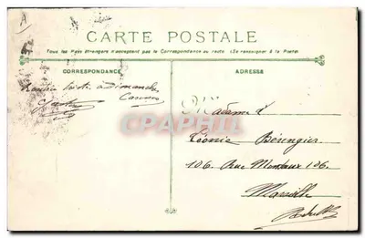 Cuirassé Carnot — Marynarka Wojskowa Francuska — Fototypia Marius Bar — Toulon — Rewers