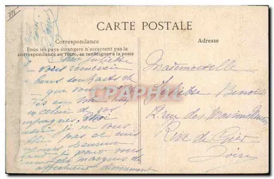 LYON — Prefektura — Zbiór 'Aux Violettes' 34, Bulwar Brotteaux — Rewers