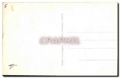 Lyon - A Prefeitura — editor La Cigogne, n° 479 — Verso