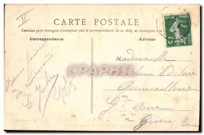 Louviers (Eure) — De Subprefectuur — B. K., Parijs — Achterkant
