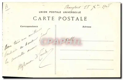 Jovem Cidade de FOUESNANT — Estudo das Coifas da Bretanha — Coleção Villard, Quimper — Verso