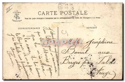 La Bretagne Pittoresque — Costume de Scaer — editor La Bretagne Pittoresque, n° 1141 — Verso