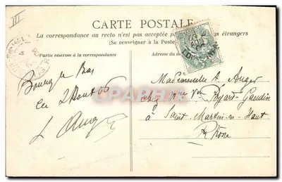 Traje de Quimper — Quimper — Héliotypie Dugas et Cie, Nantes — Verso
