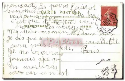 Oficial de infantaria — A. Palm de Rosa, n°14 — Verso