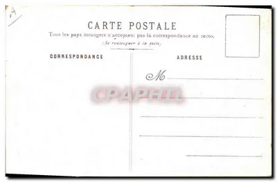 Żołnierz piechoty — z flagą i ogniskiem — A. Palm de Rosa, n° 50 — Rewers