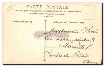 Batalha de Béziers — 1909 — Editor: B. SAVOIR — Verso