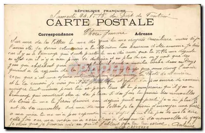 Soldats de différentes nations — scène de solidarité — Déposé E.S., Lyon — Verso
