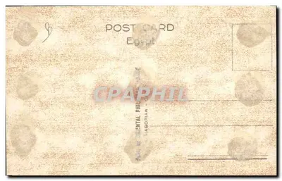 Ramose, Vizir do Egito, sentado com sua esposa Ptahmeryt — série 16 — editor Oriental Philatelic — Verso