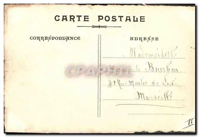 Lyon — Goede Pasen — Antieke ansichtkaart Pasen 1915 — Achterkant