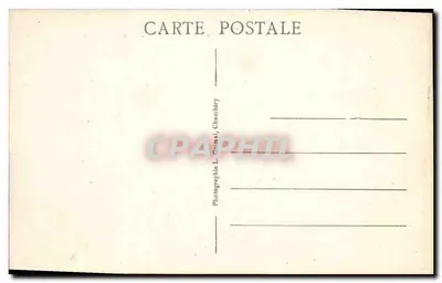 Jezioro Bourget — Zamek Bourdeau (X wiek) — La Savole Touristique, n° 2486 — Rewers
