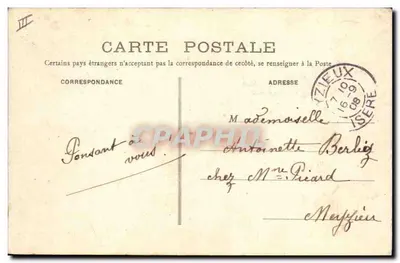 Grutas de La Balme (Isère) — Sobre o Lago — F. Roux, agricultor das Grutas — Verso