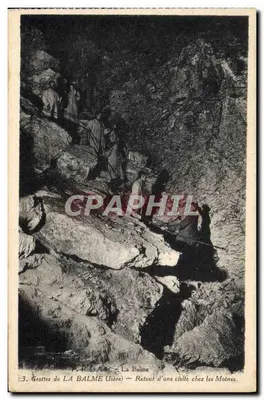 Grutas de LA BALME (Isère) — Retorno de uma visita aos Monges