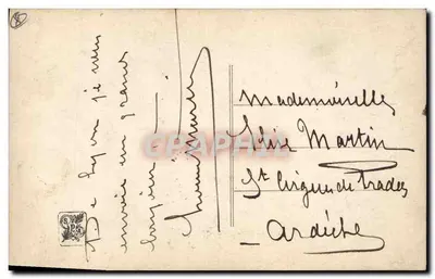 Scena zwierzęca — Bitwa — Yo Laur, n°850, Salon 1910 — Rewers