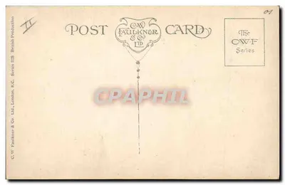 양치기 — H.G.C. Marsh — C.W. Faulkner & Co. Ltd. 시리즈 1138 — 뒷면