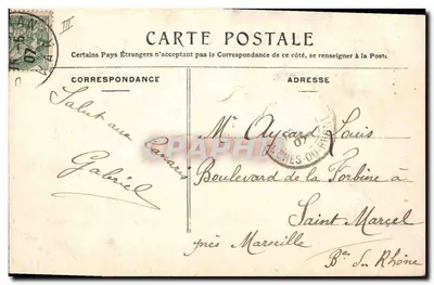 Draguignan — Sąd Apelacyjny — Édit. E. Brunet, tabak — Rewers