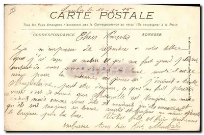 Draguignan - Il Palazzo di Giustizia — editore Ateliers de Reproduction Europe — Verso
