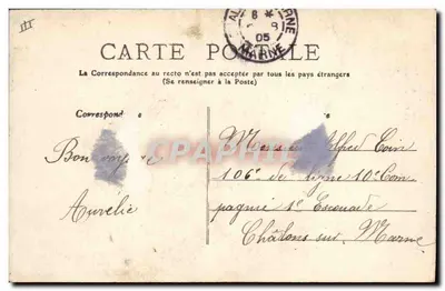 Épernay — Pałac Sądowy — Wydawca nieznany, numer serii nieczytelny — Rewers