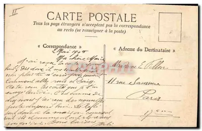 Charlemagne — Um golpe de Tabac — Coleção A. Couturier, n°332 — Verso