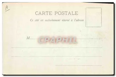 De "Cassini" — Franse vloot 1900 — Fototype A. Bergent & Cie Nancy — Achterkant
