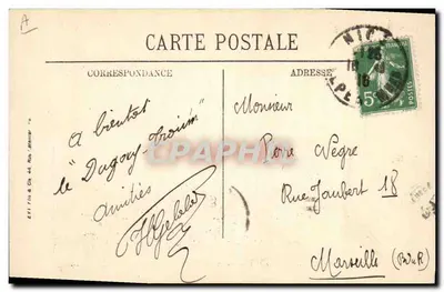 Marina de guerra — El "Châteaurenault" — LL. — Editor A. V. Fils & Cie, Nîmes, n°124 — Reverso