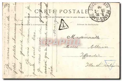 Mujer y Niño de Loctudy — Alrededores de Pont-l'Abbé — Colección Vilhamp, Quimper — Reverso