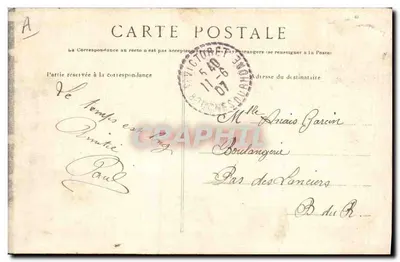 Gavotte - La Gavotte — Collectie Villard, Quimper — Achterkant