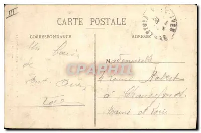 Kleine Bretonse in gebed — Bretagne — Col. E. Hamonic, St-B. — Achterkant